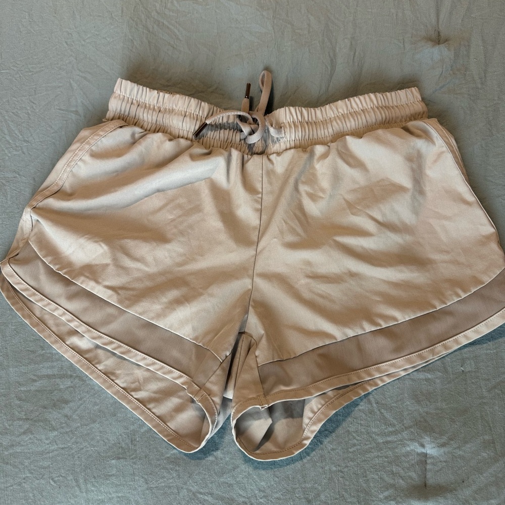 Women's Light Grey Athletic Shorts